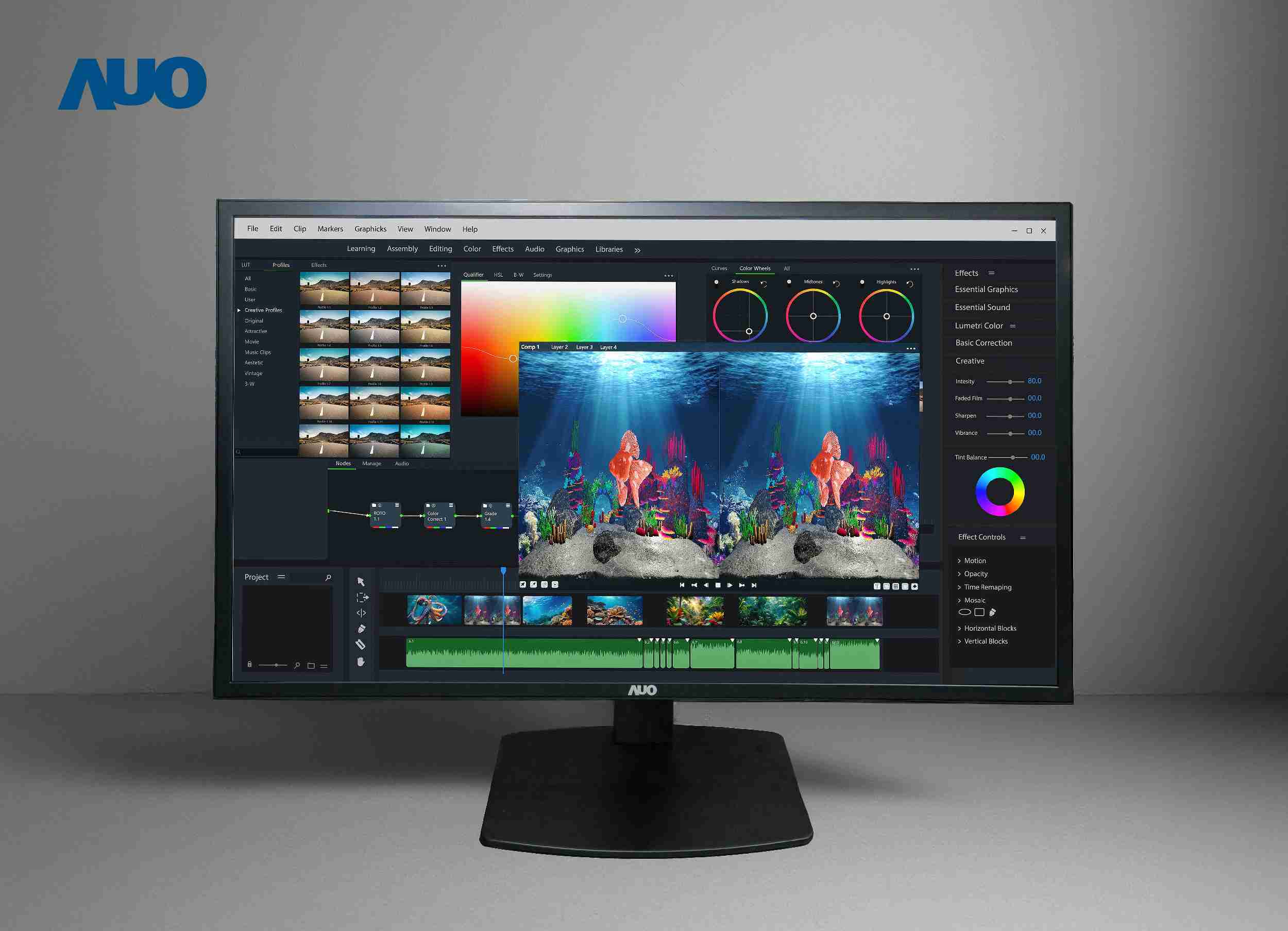 口袋牛店开发32吋2D/3D专业桌上型显示器，，，拥有8K4K超高分辨率，，并以低串扰算法优化3D显示效果，，，，搭载自动眼球追踪功能，，，能实时调整3D图像，，进行实时2D与3D无缝共存窗口，，，提供图像设计工作者突破二维接口的崭新工作氛围与效率